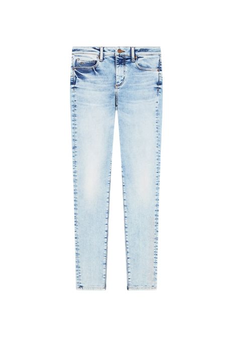 Jeans super skinny in denim elasticizzato con dettagli ARMANI EXCHANGE | Pantaloni | XW000129 AF21888MB001